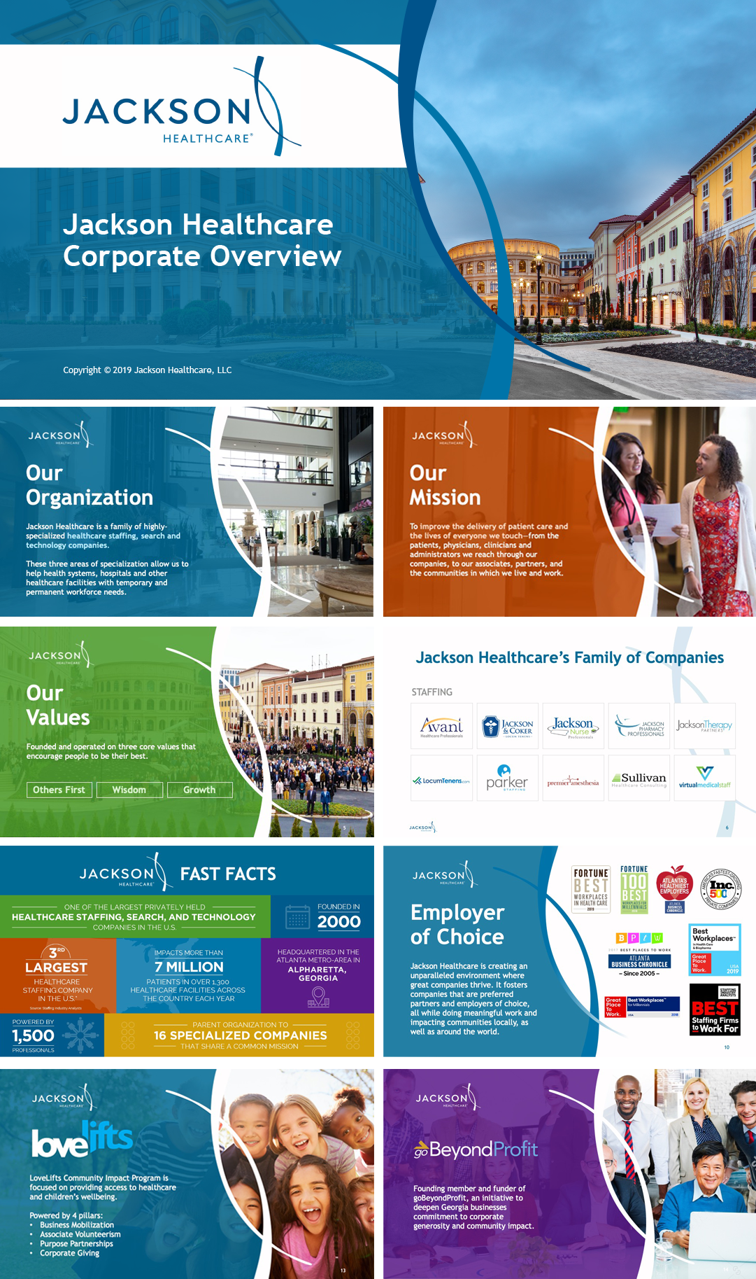 Jackson Healthcare Corporate Powerpoint Design