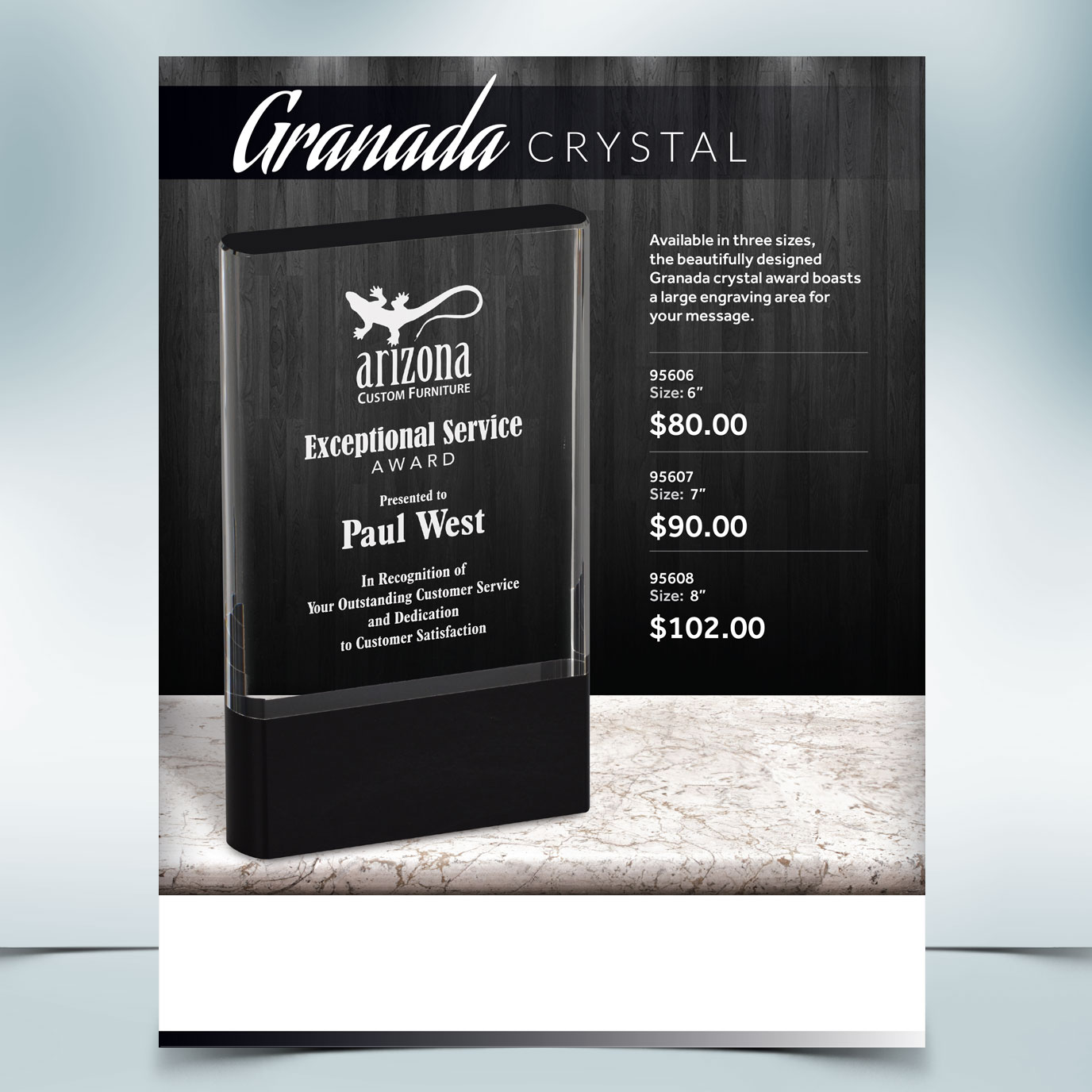 Granda Crystal Flyer Design