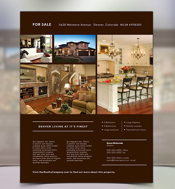 Real Estate Flyer Design