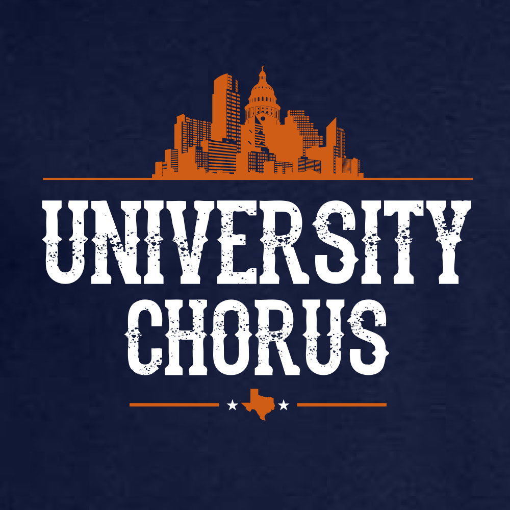 University of Texas University Chorus Shirt Design University of Texas University Chorus Shirt Design