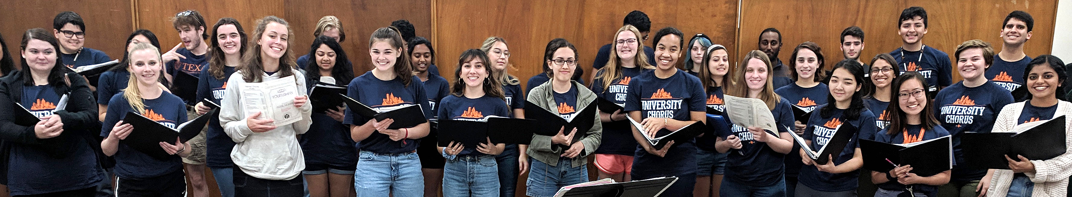 University of Texas University Chorus Shirt Design University of Texas University Chorus Shirt Design
