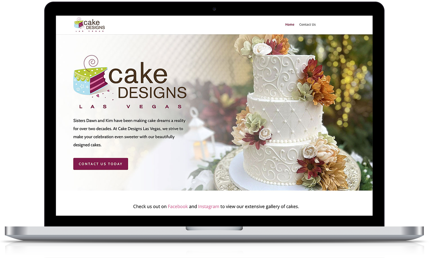CakeDesigns-Website-Design Toasted Calabash Website